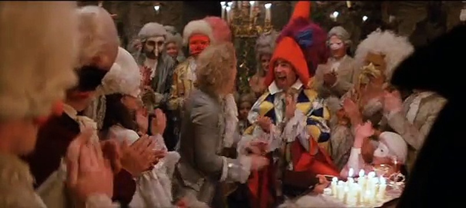 Amadeus Mozart mocks Salieri's Music