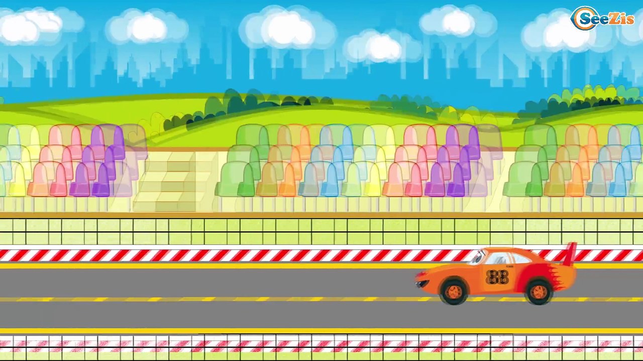 Car Cartoons for children. Racing Car & Monster Truck. Truck. Fire Truck. Tow Truck. Episode 6