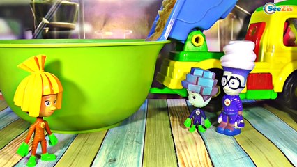 ФИКСИКИ. Мультики с игрушками. Тайна кинетического песка. Опыты в ФиксиЛаборатории. Серия 11