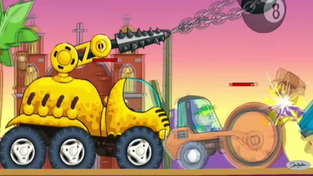 Cars cartoons. Crazy Racers. Track with springboards. Learning for children. Tiki Taki Games