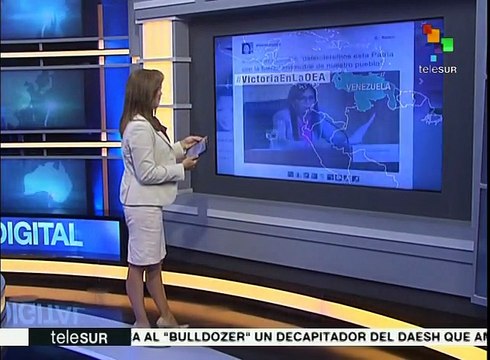 Tuiteros venezolanos apoyan discurso de Delcy Rodríguez ante la OEA