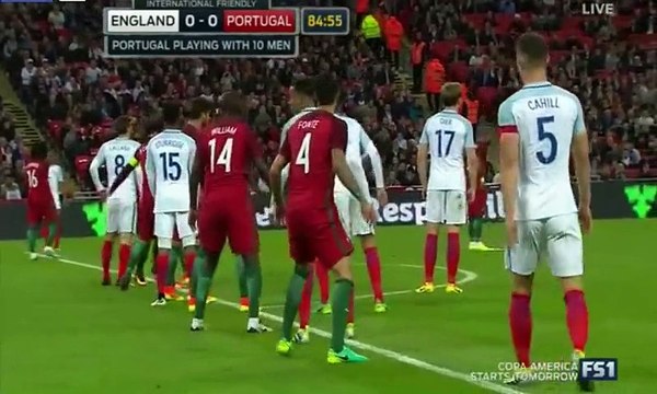 Chris Smalling Goal - England 1-0 Portugal 06.02.2016