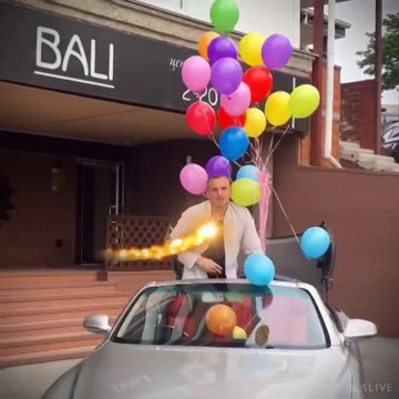 Костя поздравил Сашу Гозиас с днём рождения (2.06.2016)