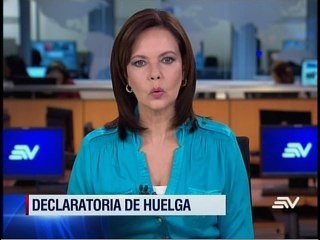 Sindicato de trabajadores presenta declaratoria de huelga