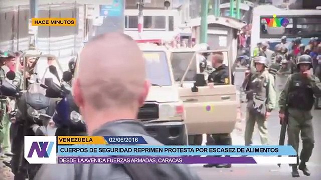 Así se llevó la GNB a varios manifestantes en la avenida Fuerzas Armadas