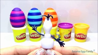 Play Doh Surprise Eggs Disney Princess Hello Kitty Lalaloopsy Kids Toys