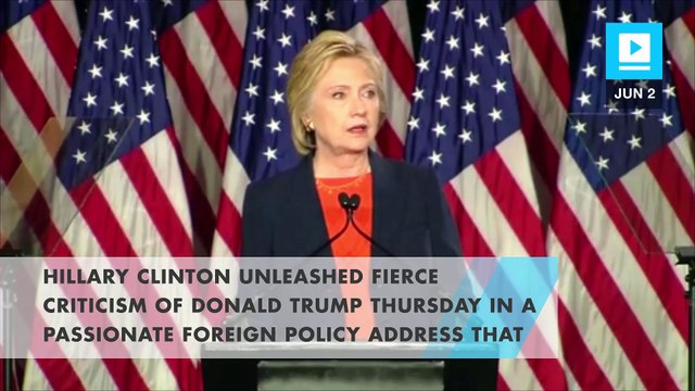 Hillary Clinton: Trump is 'temperamentally unfit' to be president