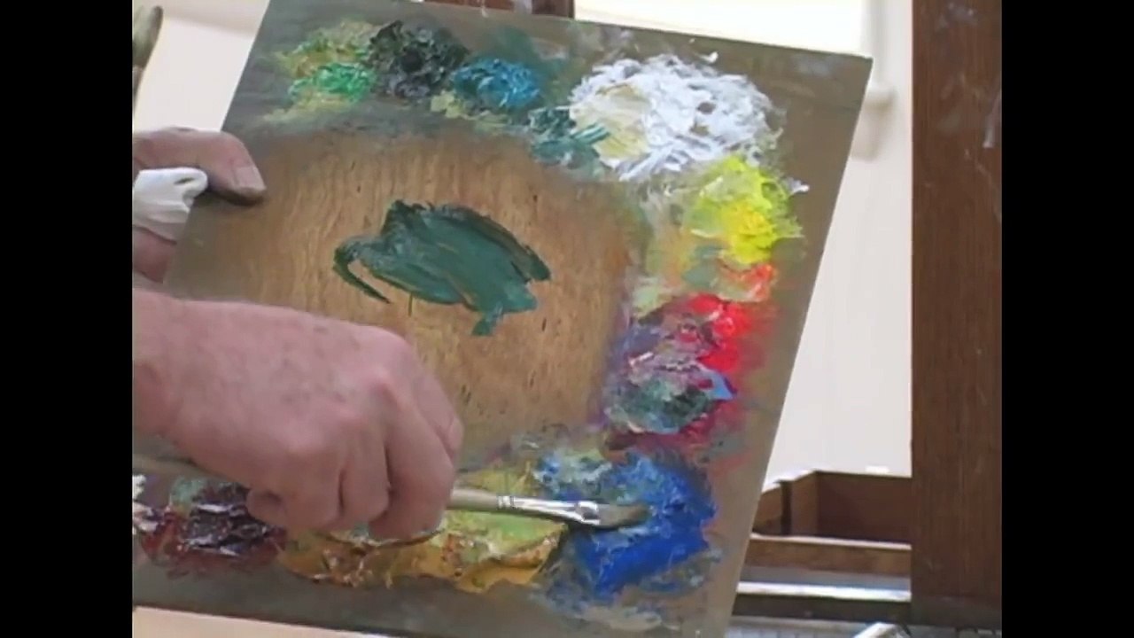 "MASTERING TREES" Painting Demo By Jon Houglum