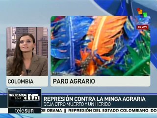 Colombia: más muertos y heridos tras represión contra la Minga Agraria