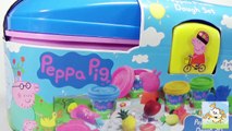 Play Doh Surprise eggs  PLAY DOH Peppa Pig Picnic Mummy Pig Daddy Pig  Peppa Pig Toys