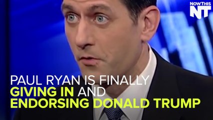 Paul Ryan Endorses Donald Trump