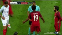 Bruno Alves RED CARD HD - Kung Fu TACKLE - England 1-0 Portugal 02.06.2016