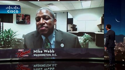 Jimmy Kimmel Interviews Congressional Candidate About His Embarrassing Screengrab