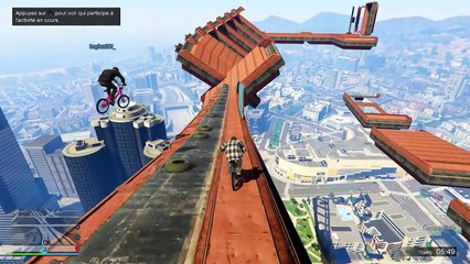 BMX PARKOUR vs SNIPERS GTA 5 ONLINE