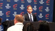 Cavs coach Tyronn Lue after the Cavs win over the Pacers 2/29