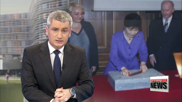 President Park lays foundation for Korea Center to promote bilateral exchanges