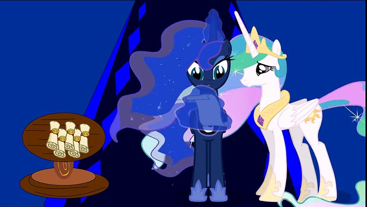 lunas fan MLP FIM   - MLP my little pony   ANIMATION ANIMATED song