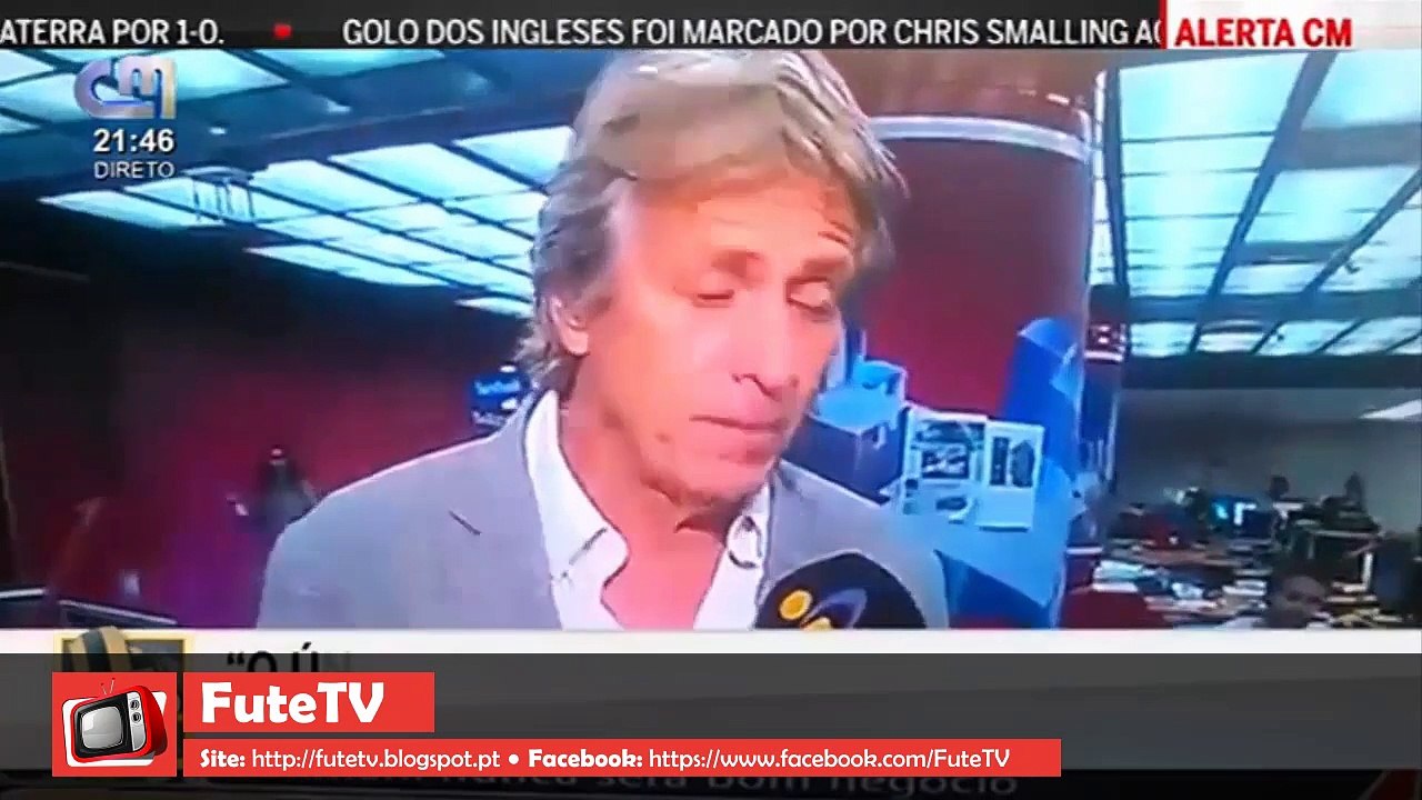 Jorge Jesus: "O único campeonato da Europa que está em andamento é o campeonato Brasileiro"