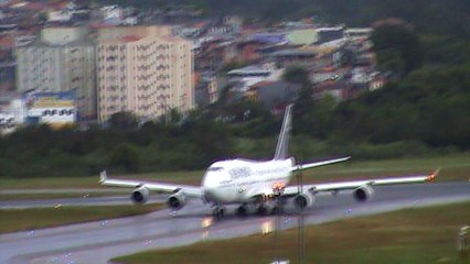 B747-400 ED FORCE EM GRU BRASIL!!!
