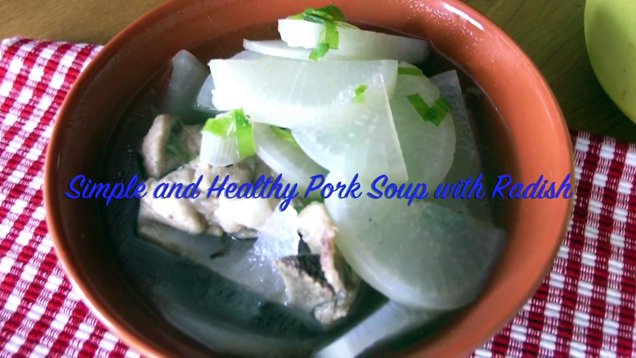 Simple and Healthy Pork Soup with Radish