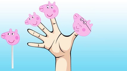 PEPPA PIG LOLLIPOPS Finger Family Daddy Finger Nursery Rhymes Peppa Pig Finger Family Songs video sn