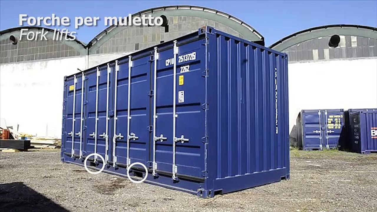 Container 20 piedi Accesso Laterale (Full Side Access)