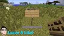 Minecraft PS4 Edition- Colored Signs Tutorial!