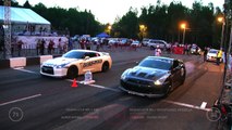 Nissan GT-R Boostlogic Godzilla vs Porsche 911 Proto 1000 vs GT-R EcuTek