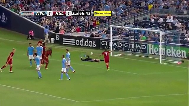 Burrito ripper Goal HD - New York City FC 1-2 Real Salt Lake - 02-06-2016 MLS