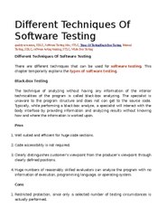 Different-Techniques-Of-Software-Testing