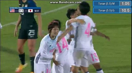 Kumi Yokoyama Goal ~ USA vs Japan 3-3