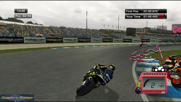 MotoGP14X64 - #23 Career #15 Motegi, warm-up