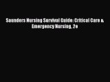 Download Book Saunders Nursing Survival Guide: Critical Care & Emergency Nursing 2e PDF Free