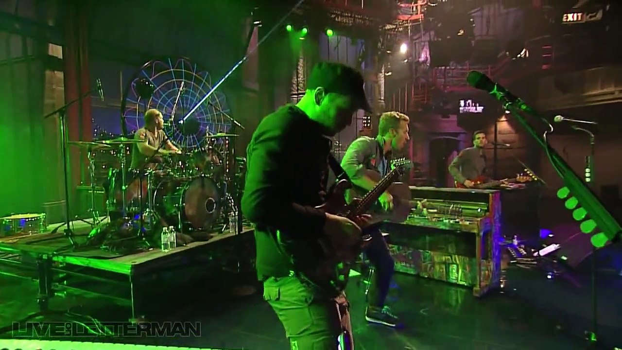 Coldplay Mylo Xyloto/Hurts Like Heaven Live On Letterman