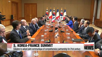 S. Korea, France to set vision for future at summit talks