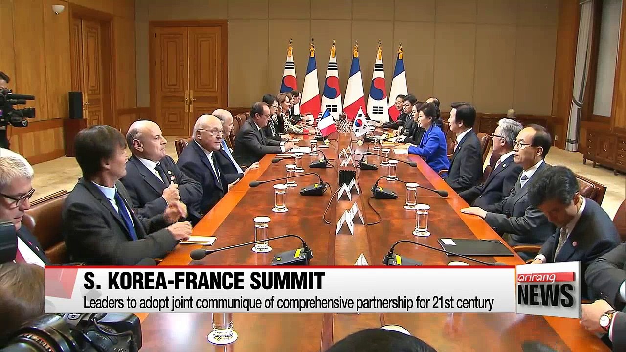 S. Korea, France to set vision for future at summit talks