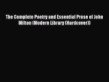 Read The Complete Poetry and Essential Prose of John Milton (Modern Library (Hardcover)) Ebook