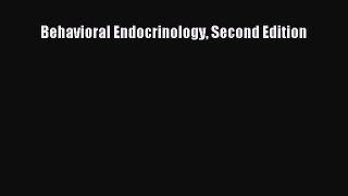 Read Book Behavioral Endocrinology Second Edition ebook textbooks