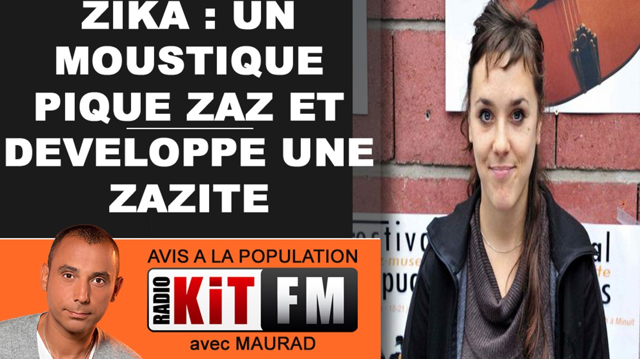 ZIKA : UN MOUSIQUE PIQUE ZAZ ET DEVELOPPE UNE ZAZITE !