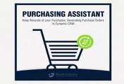 Purchase Assistant Microsoft Dynamics CRM Plugin by Biztech Store
