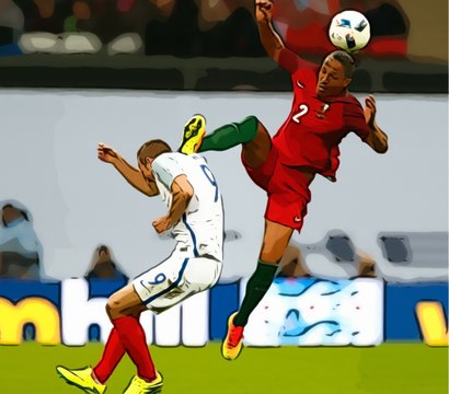 Bruno Alves sent off for high kick on Harry Kane