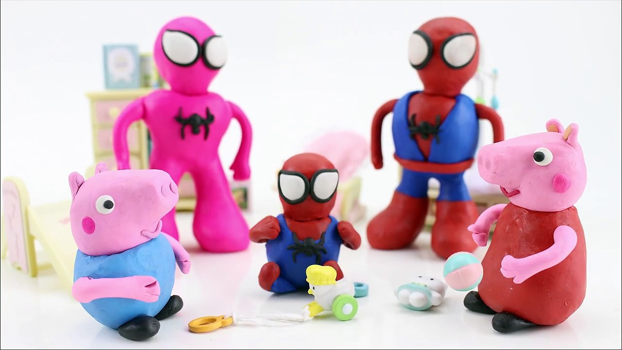 Peppa Pig Stop Motion Play Doh! Peppa Pig Famil...