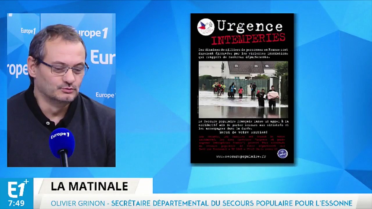 Inondations : le secours populaire lance un appel aux dons financiers