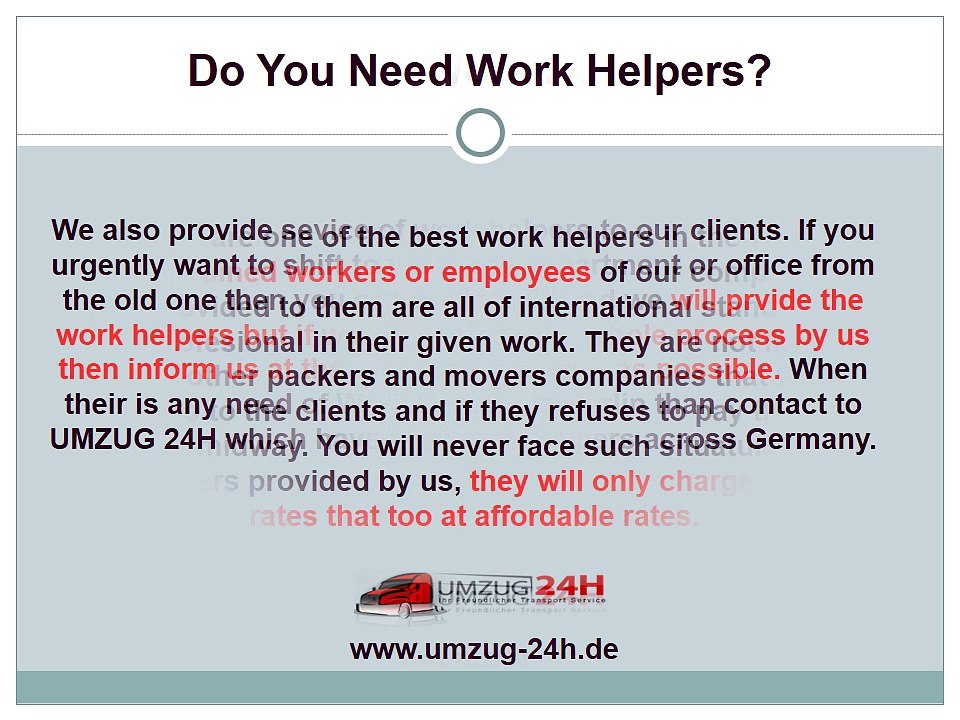 The Best Moving Solution Provider Berlin