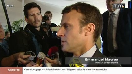 Macron en visite à Pierre-Bénite