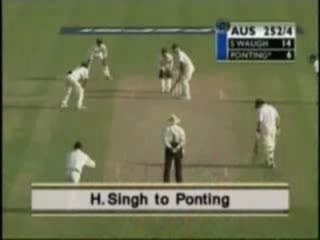 Harbhajan Singh does hat-trick against australia