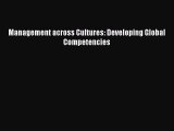 [Download] Management across Cultures: Developing Global Competencies Ebook Free