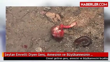 Şeytan Emretti Diyen Genç, Annesinin ve Büyükannesinin Gözlerini Oydu