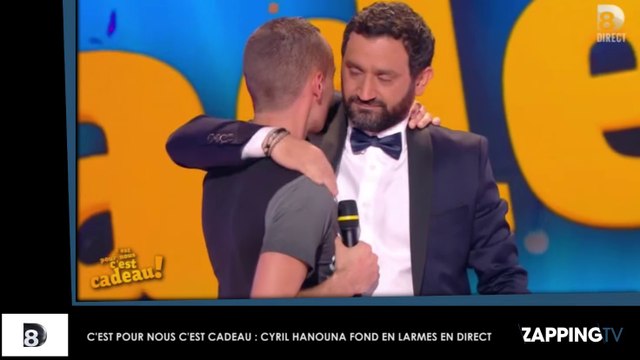 C’est pour nous, c’est cadeau : Cyril Hanouna fond en larmes en plein direct (Vidéo)