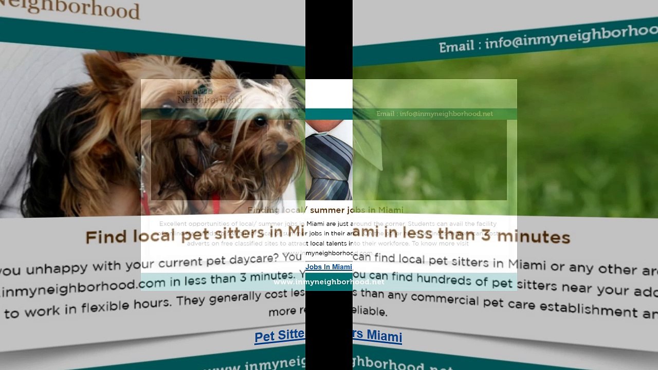 Pet Sitters Miami